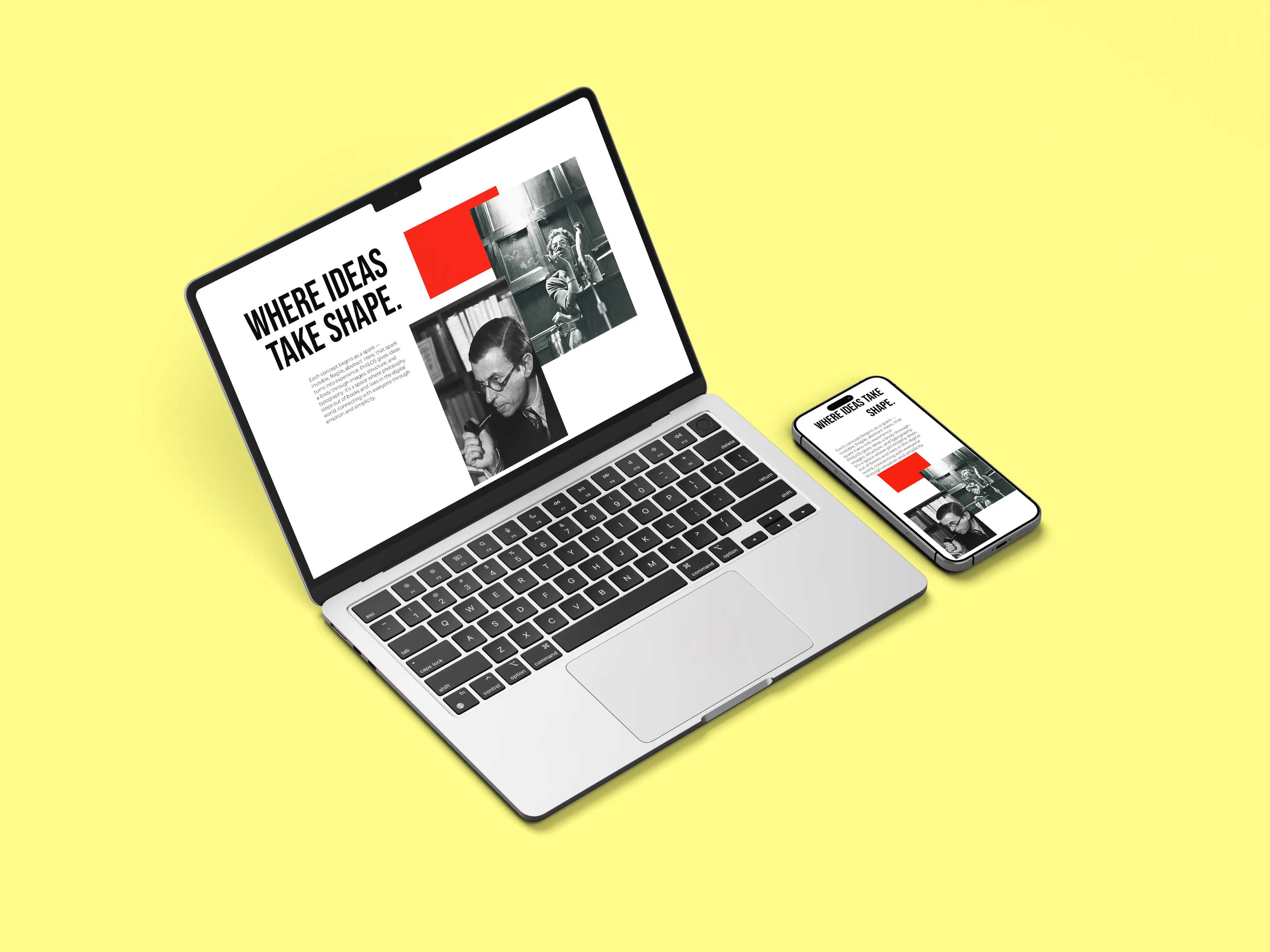 Philos Responsive Mockup